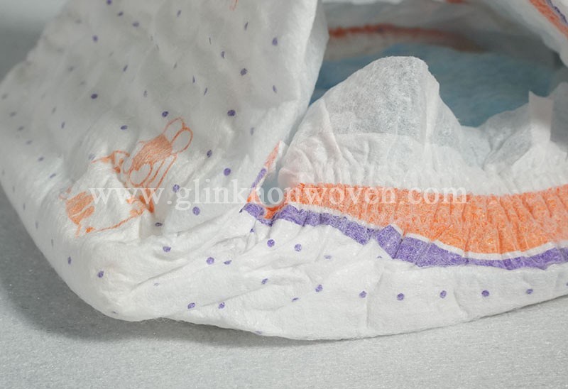 What role does waistband play in baby diaper production?