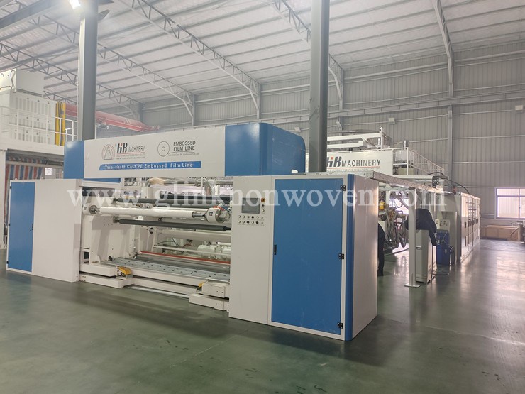 Our company has introduced the world's top cast film production line.